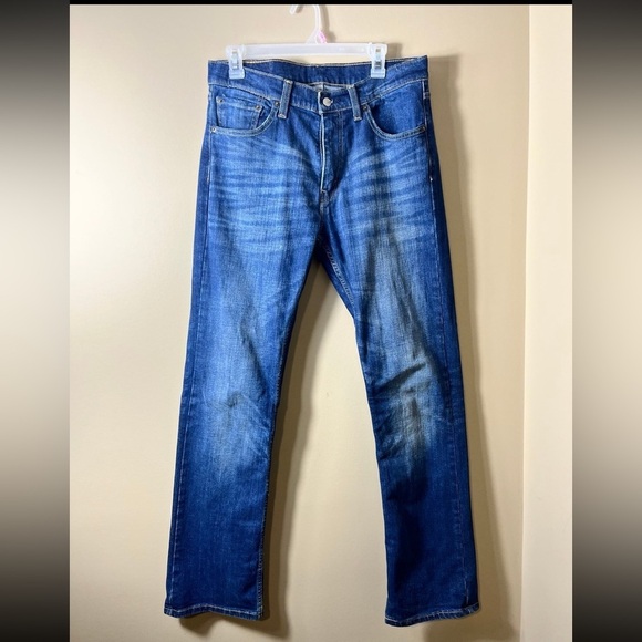 Levi’s 527 Dark Wash Bootcut Denim Jeans Size 32 X 34 Western Cowboy - Picture 1 of 9